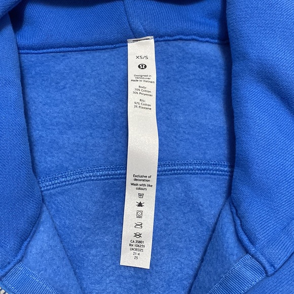 ❌Sold❌ Lululemon Blue Nile Scuba Oversized Full Zip - Picture 5 of 12